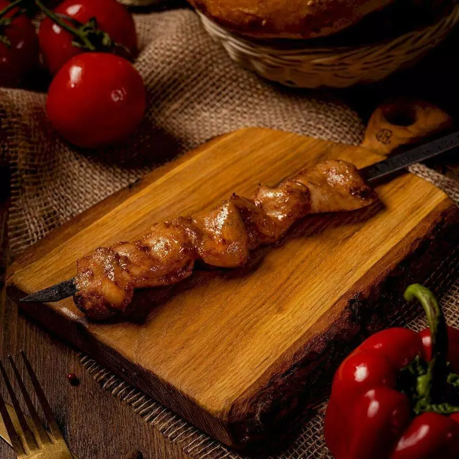 Шашлык из куриного филе (80/20/10 гр)