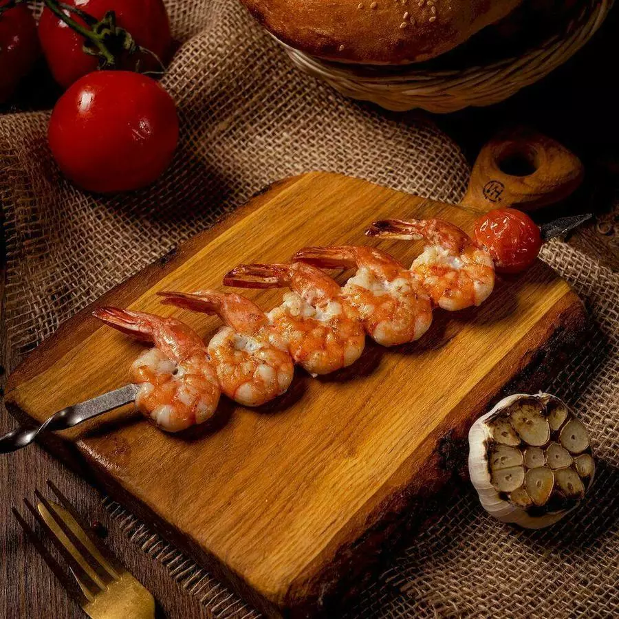 Шашлык из креветок (70 гр)
