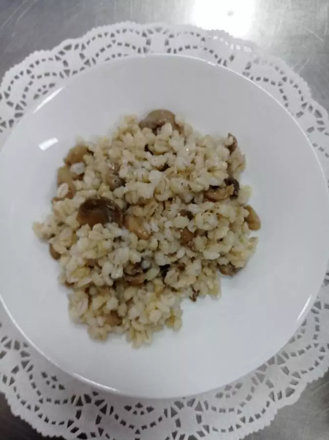 Каша перловая с грибами