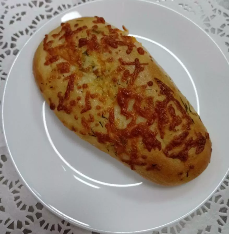 Мини багет с сыром и чесноком
