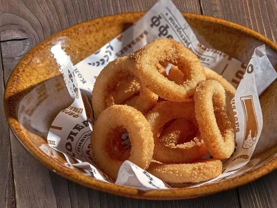 ЛУКОВЫЕ КОЛЬЦА С СОУСОМ ТАР-ТАР