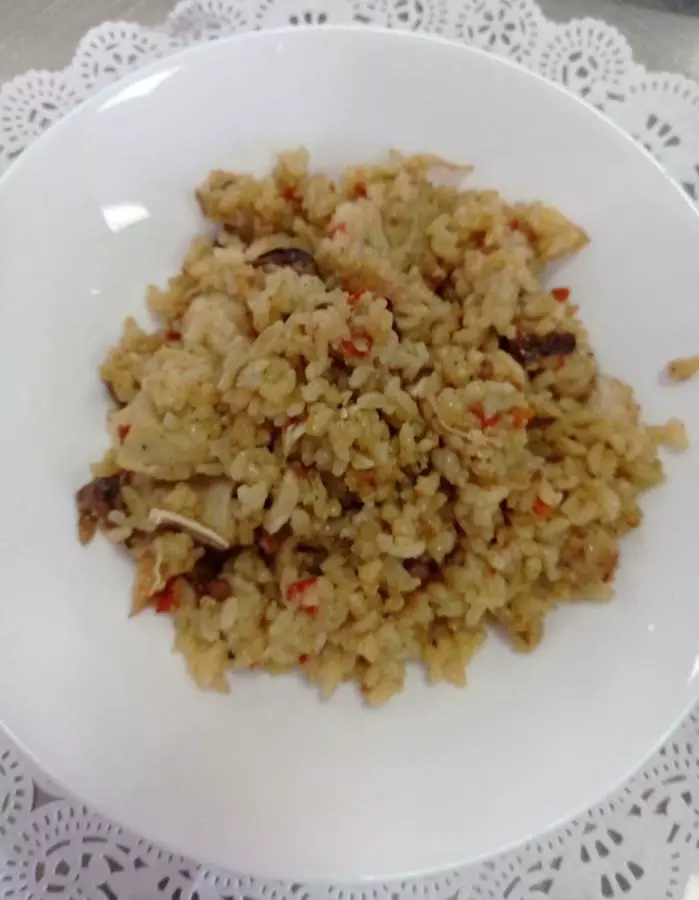 Паэлья с курицей и морепродуктами                                                                                                                                                        