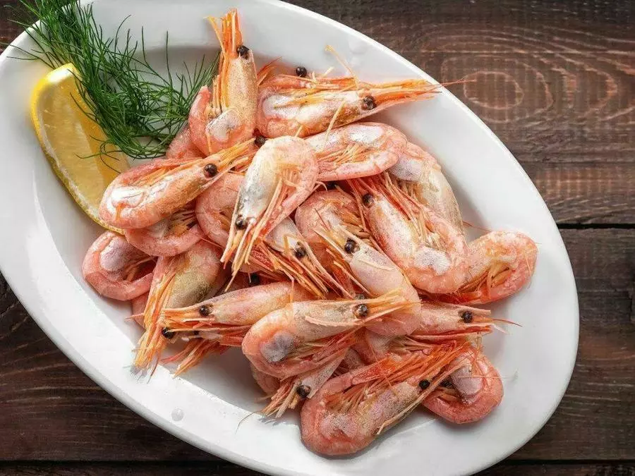 Креветки отварные