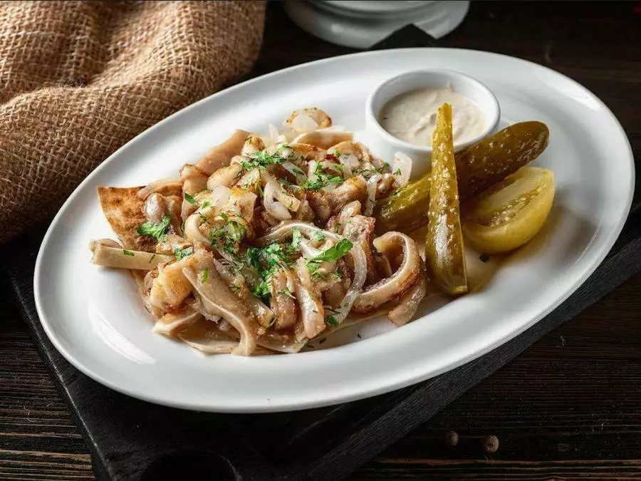 Уши свиные чесночные