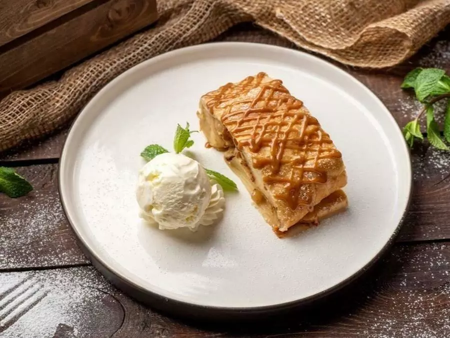 Яблочный штрудель по-немецки