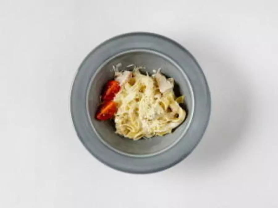 Фетучини курица с грибами