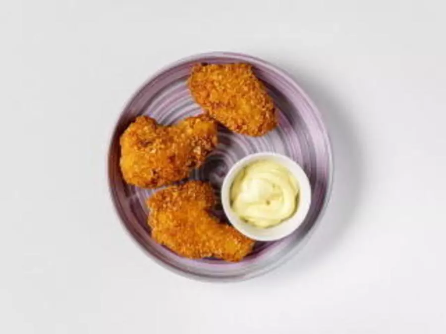 Куриные крылья с сырным соусом