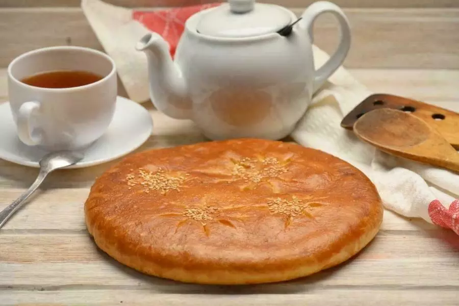 Пирог с курицей и сыром 0,5 