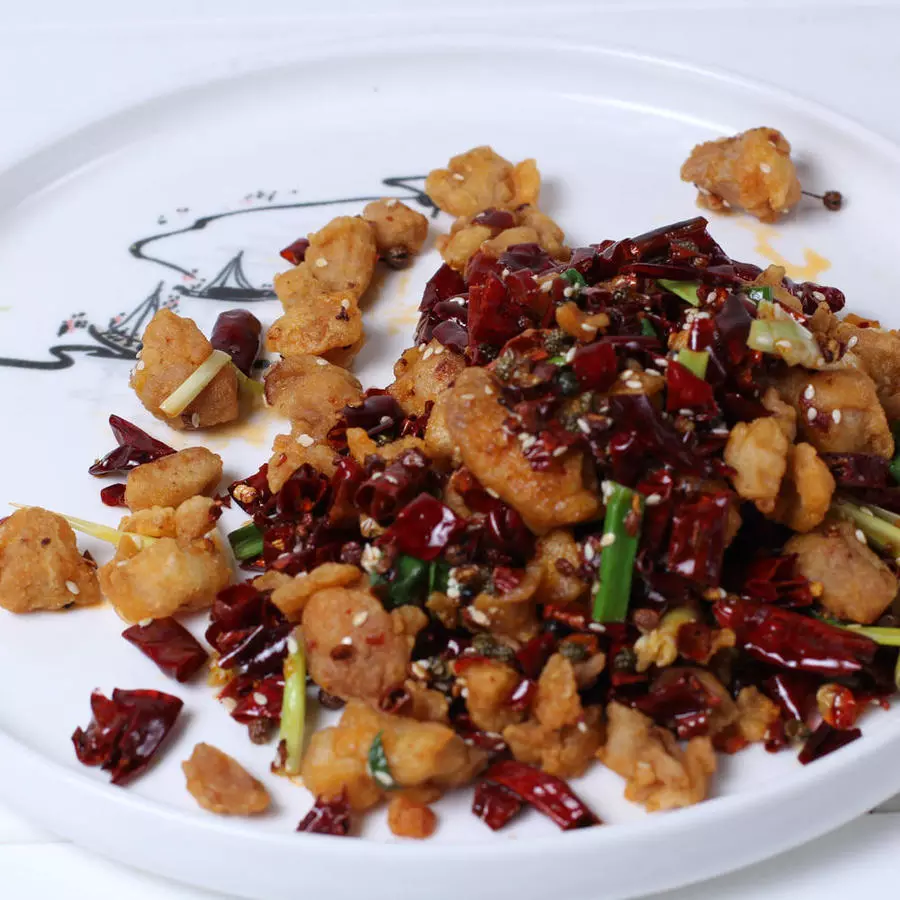 Курица по-сычуаньски  辣子鸡 