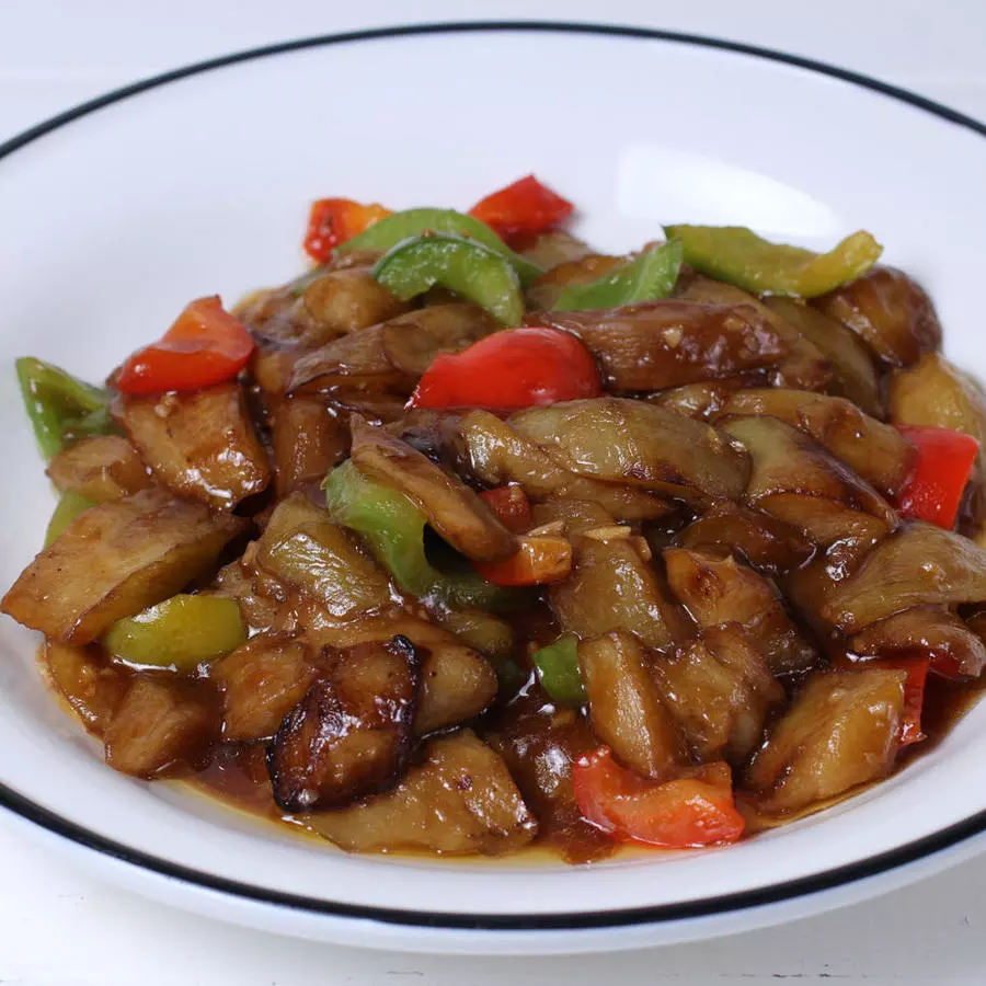 Баклажаны с овощами 烧茄子