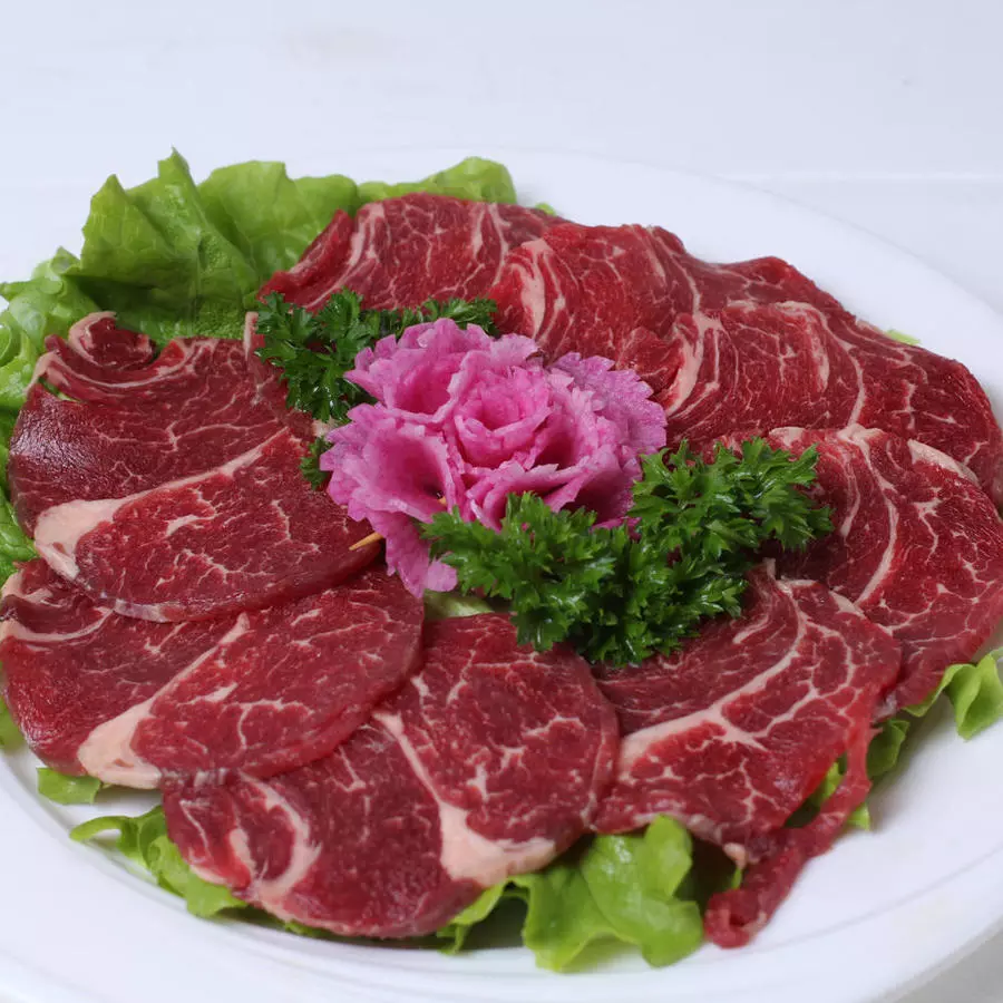 Медальон из мраморной говядины 手切雪花牛肉