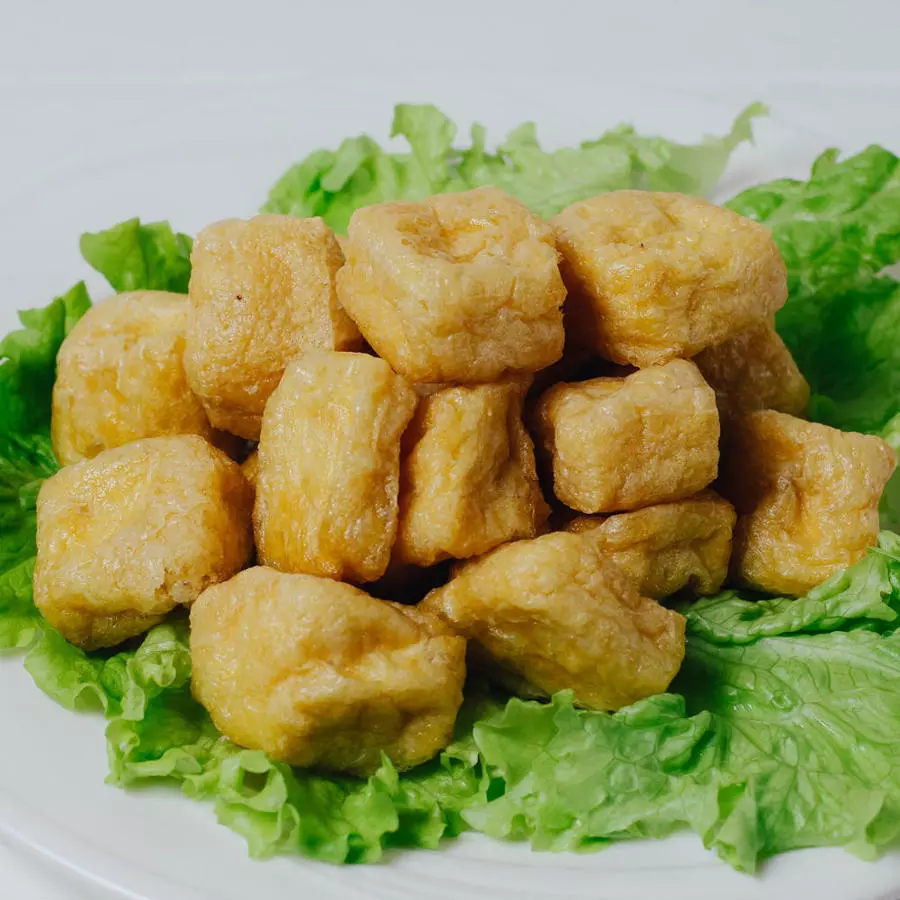 Жареный тофу 豆腐泡