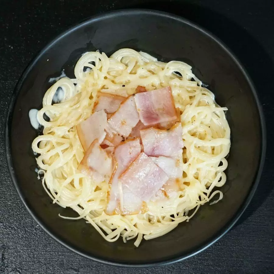 Карбнара с беконом