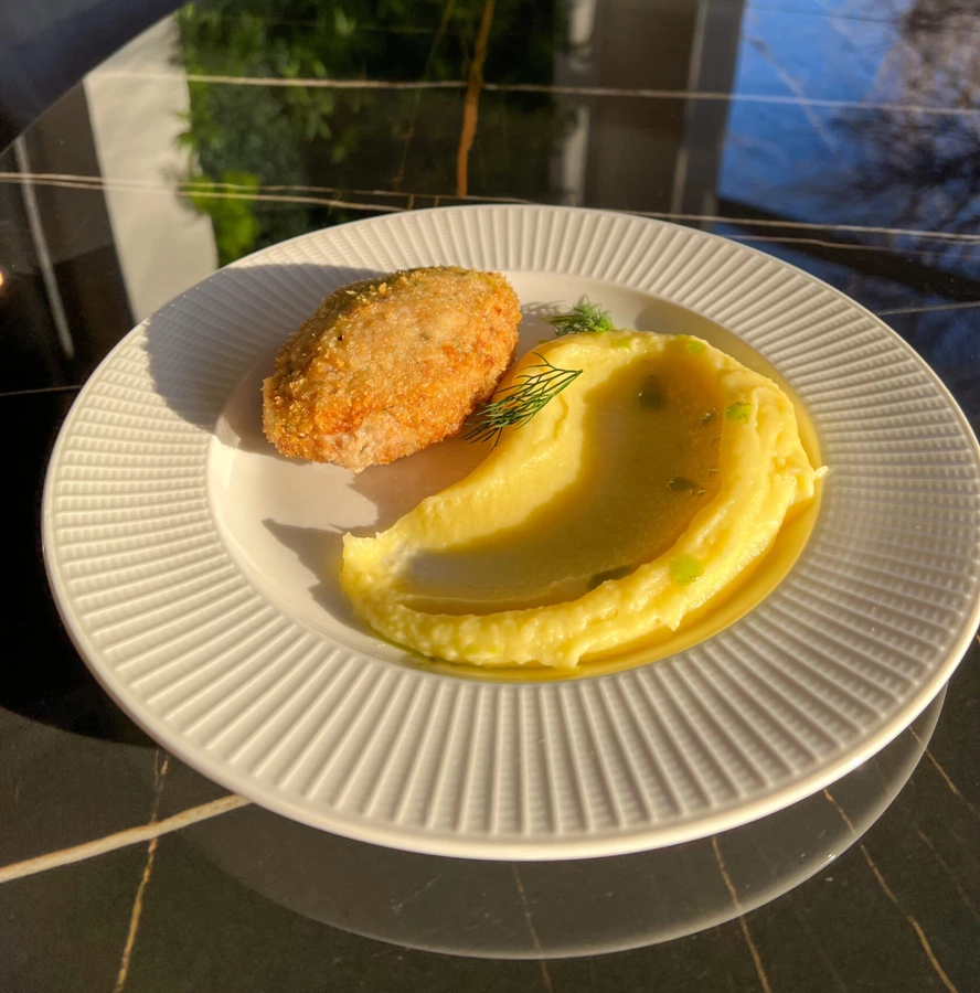 Зразы с картофельным пюре