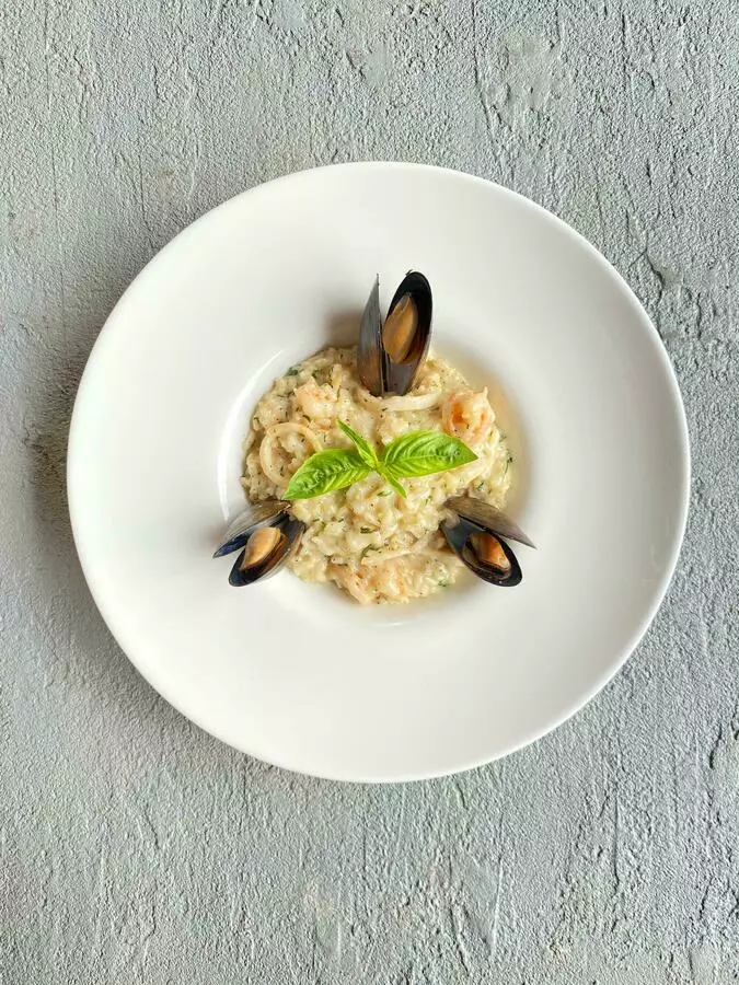 Ризотто*морепродукты