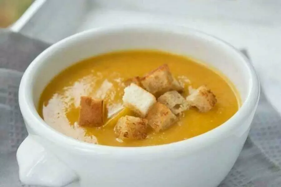 Тыквенный суп-пюре с ароматными сухариками, 2л