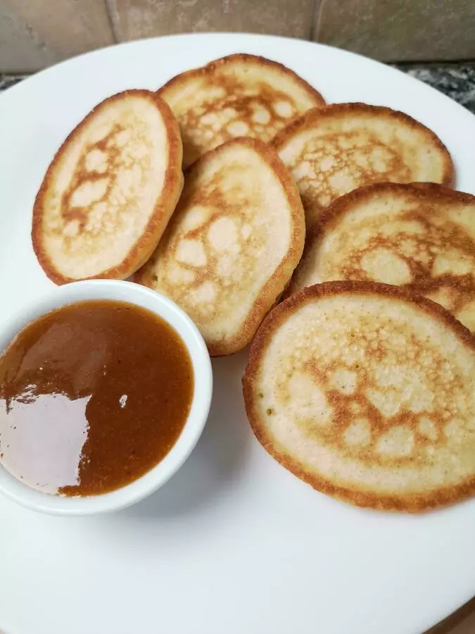 Оладьи пышные, на кефире, 4шт. 