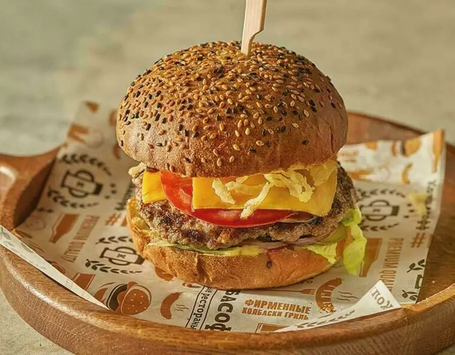 Шеф-Бургер с одной котлетой
