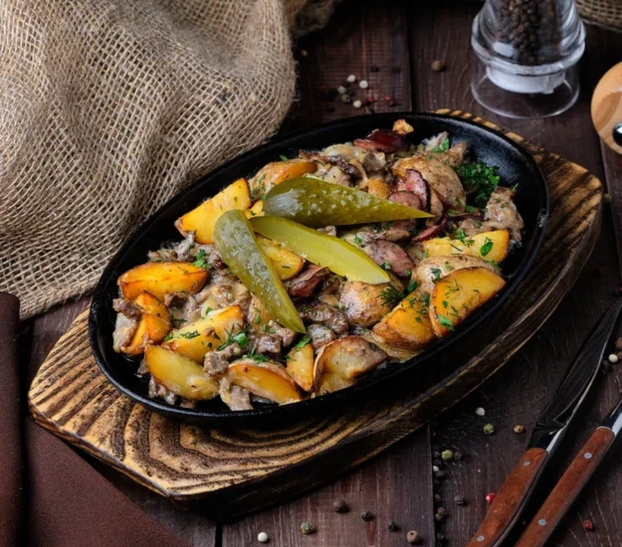 Мясная сковродка