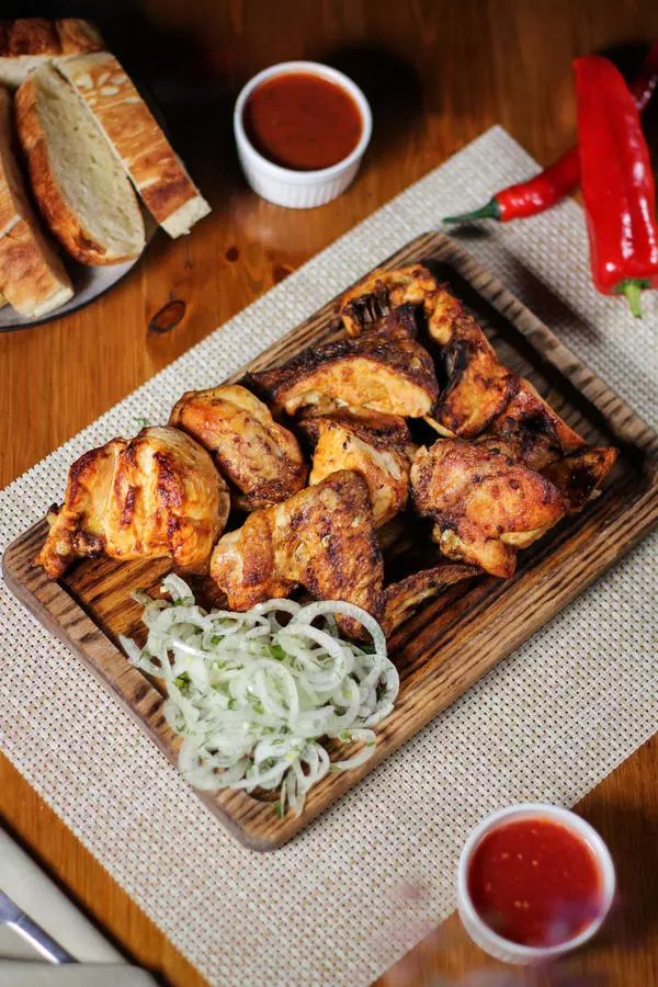 Курица фермерска на мангале (половина)