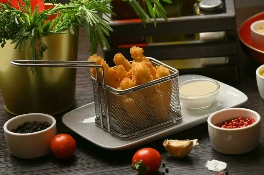Хрустящие палочки из кабачка 