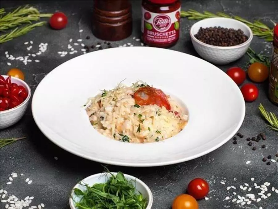 Ризотто Курица Чоризо
