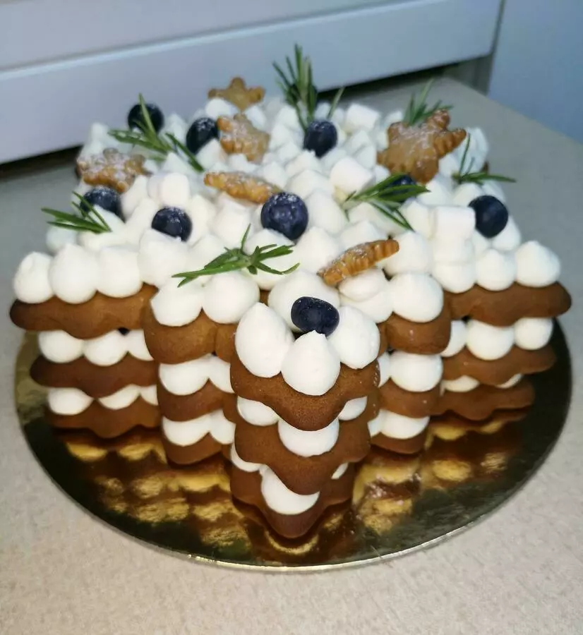 Медовик СНЕЖИНКА 