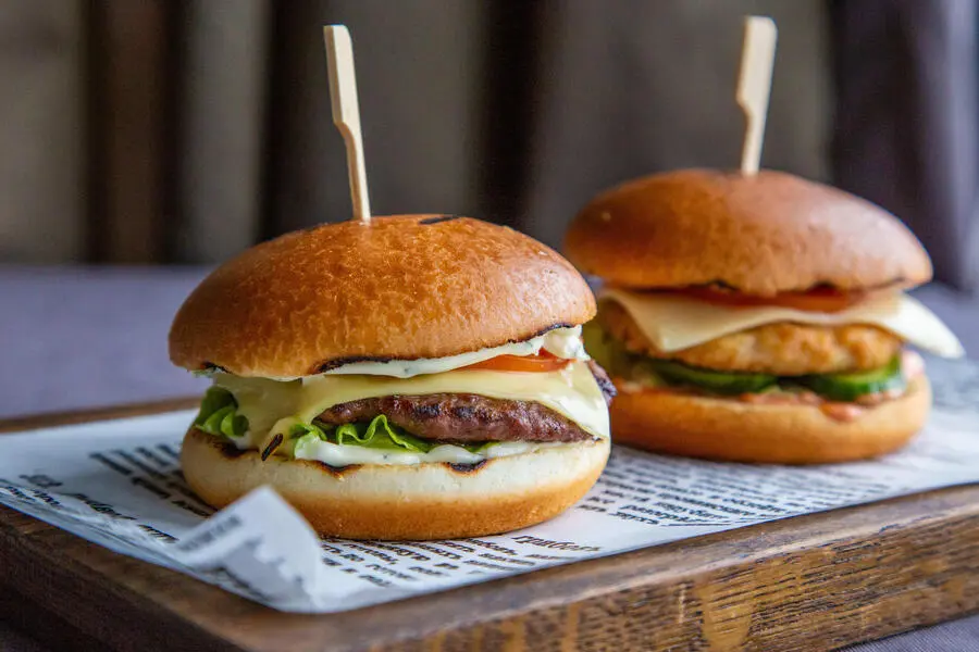 Дет.бургер с говяжьей котлетой 155г