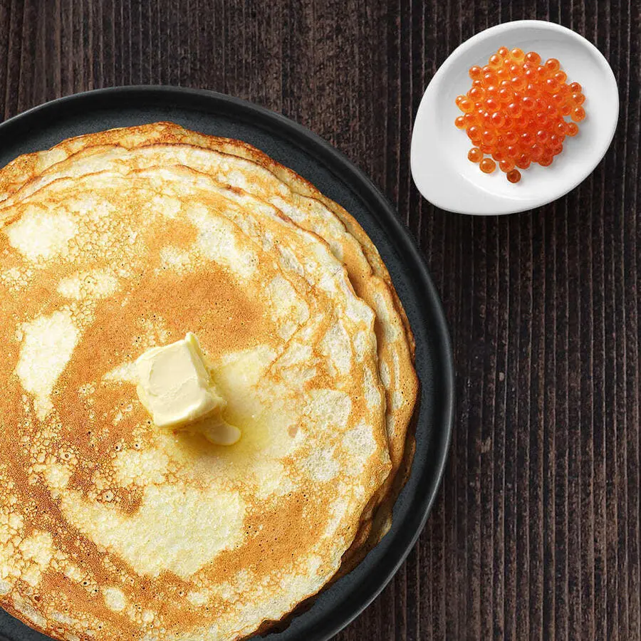 Блины с икрой 125/25/10г