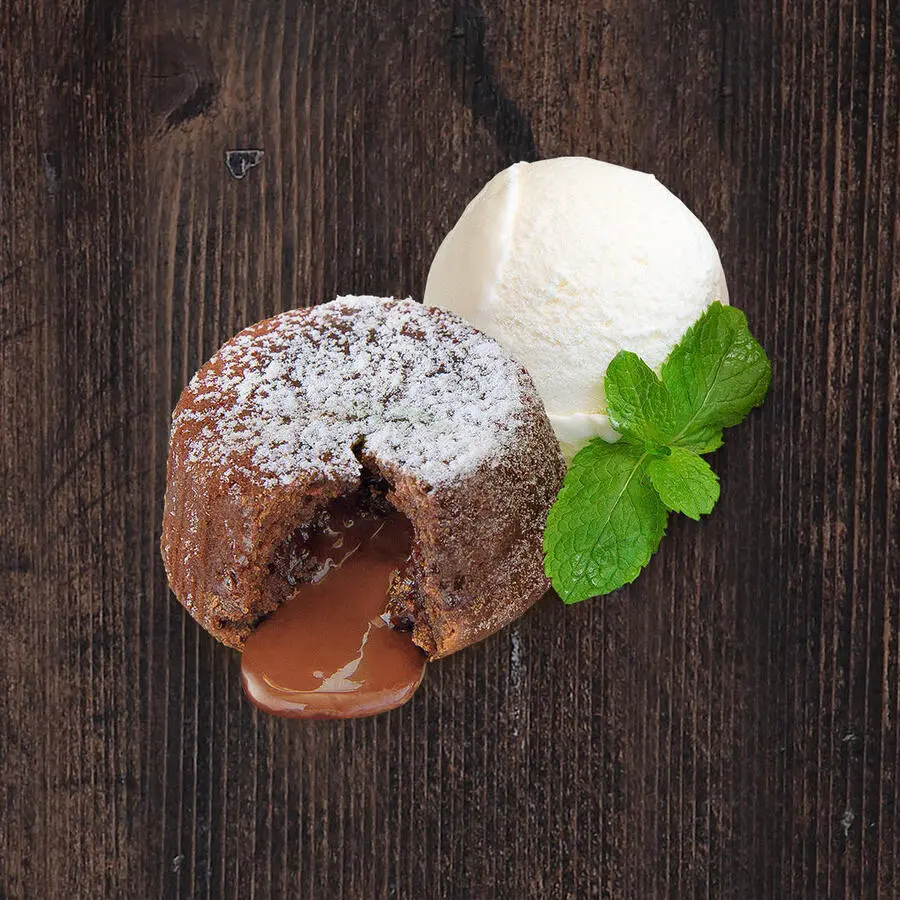 Шоколадное суфле с пломбиром 100/50г