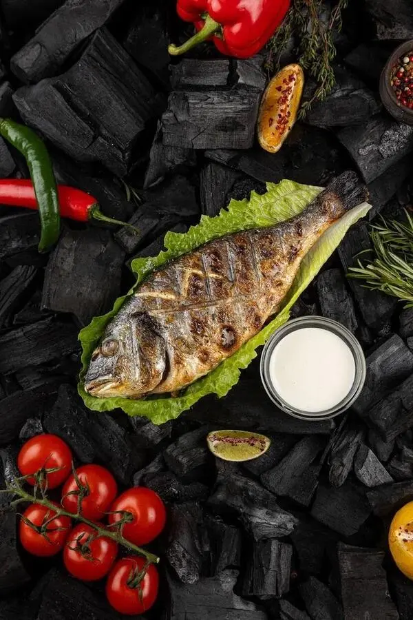 Дорадо на гриле