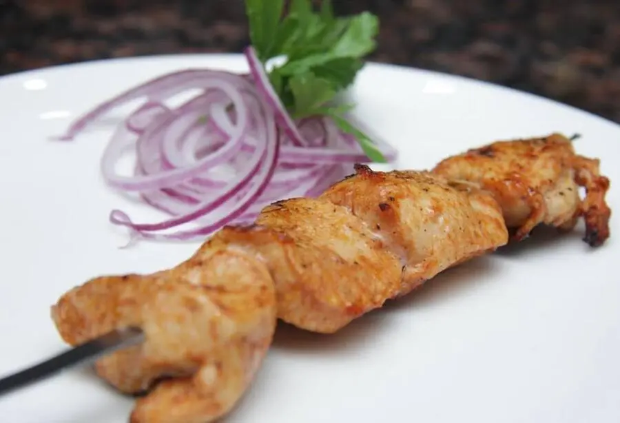 Шашлык из куриной грудки