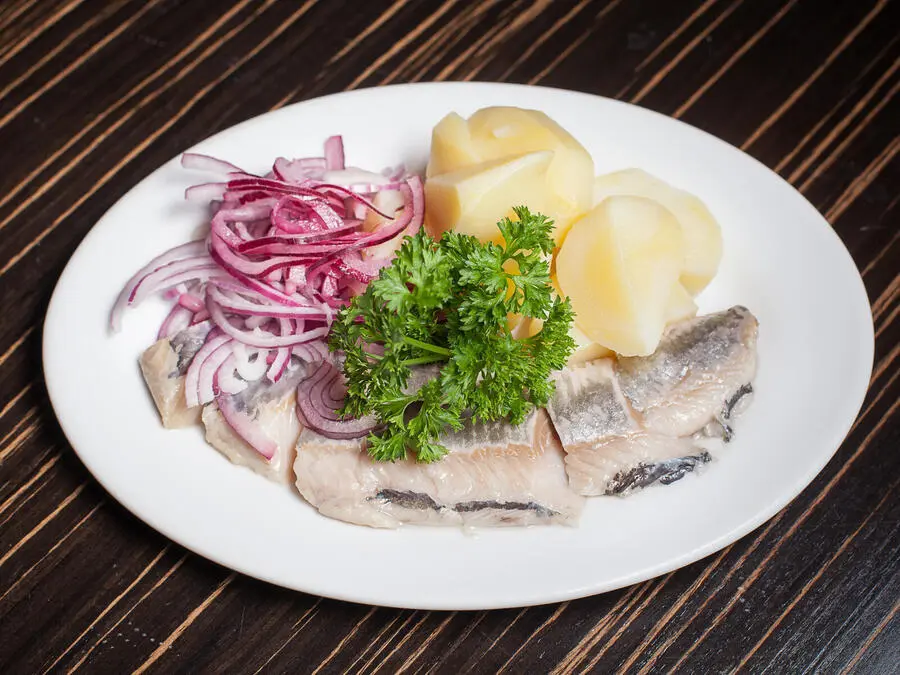 Сельдь с картошкой