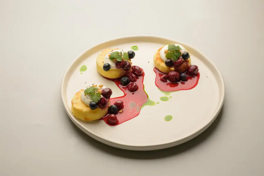 Сырники с кремом тирамису