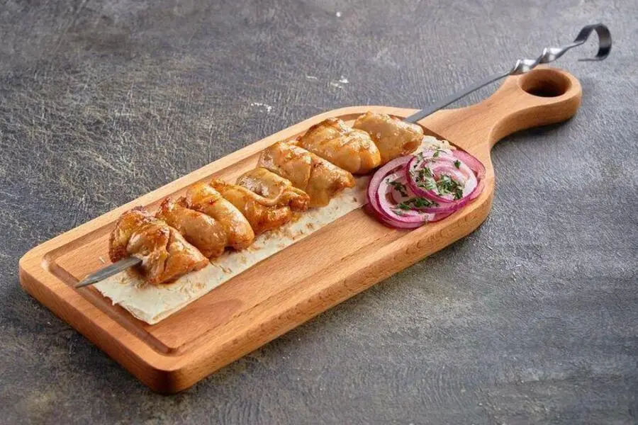 Шашлык из куриного бедра 