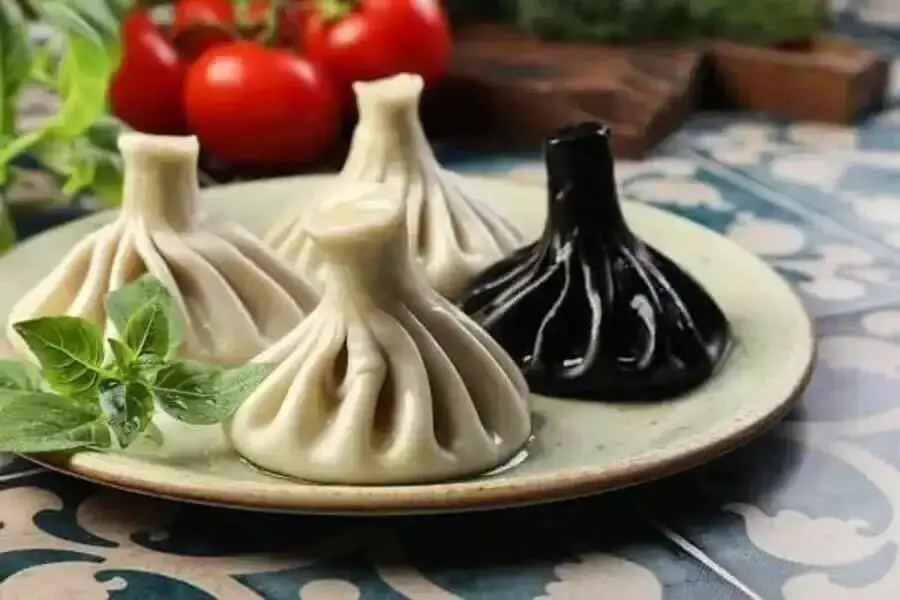 Хинкали с грибами 