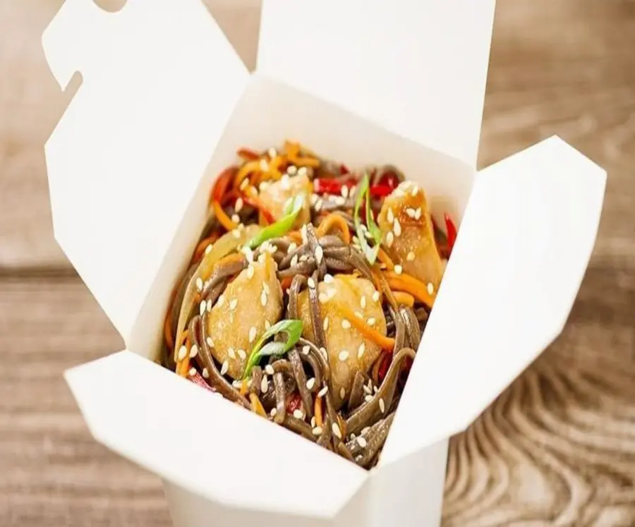 Лапша "Соба" с курицей