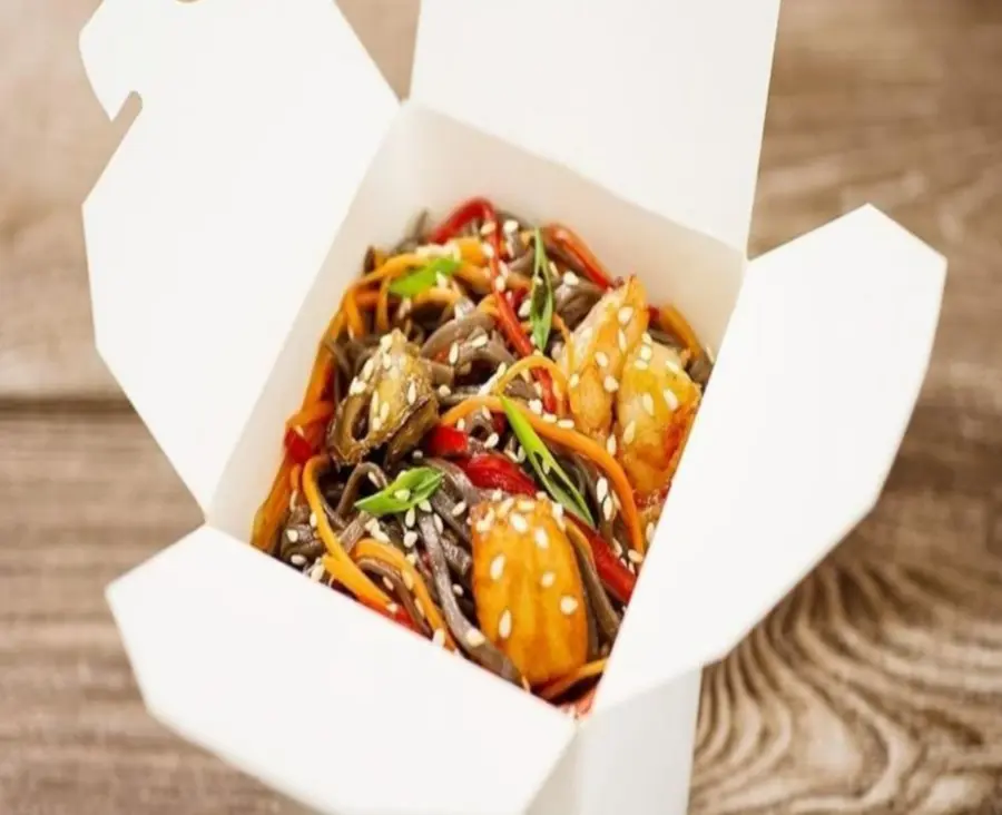 Лапша "Соба" с овощами 