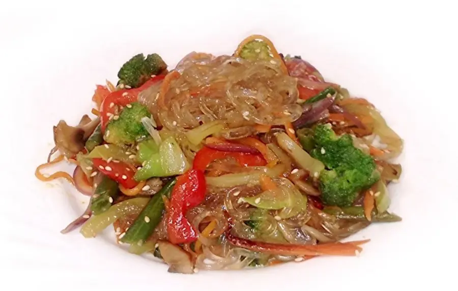 Лапша "Харусамэ" с овощами 