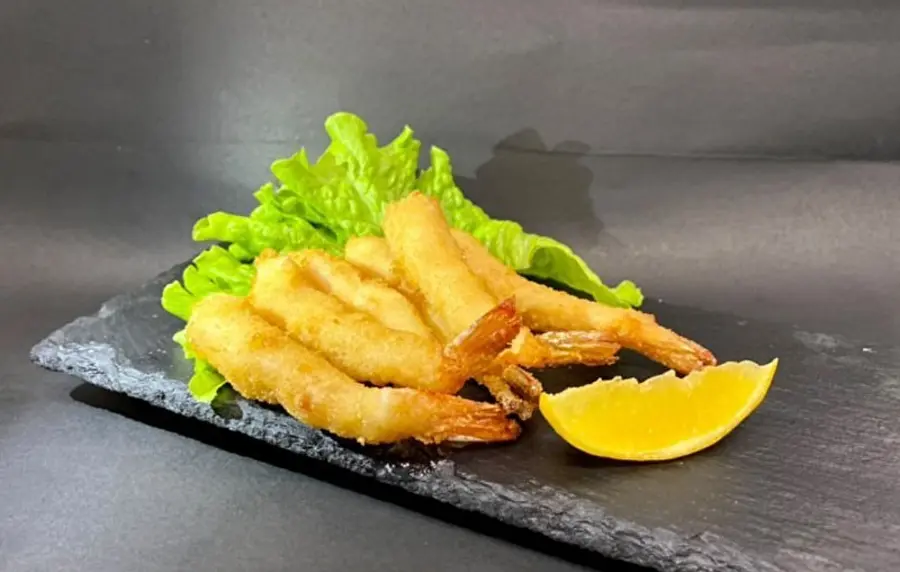 Тигровые креветки в кляре