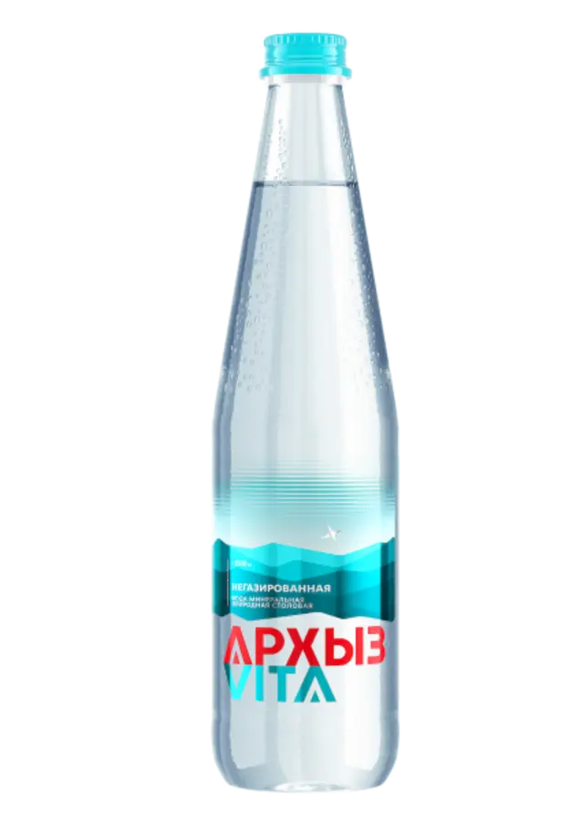 Вода 0,5 л. стекло