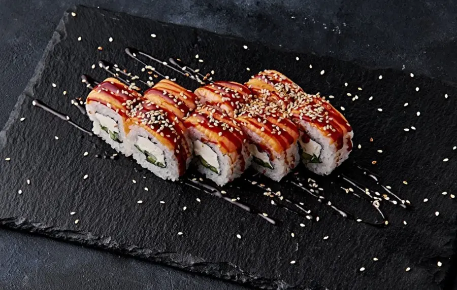 Запеченный лосось