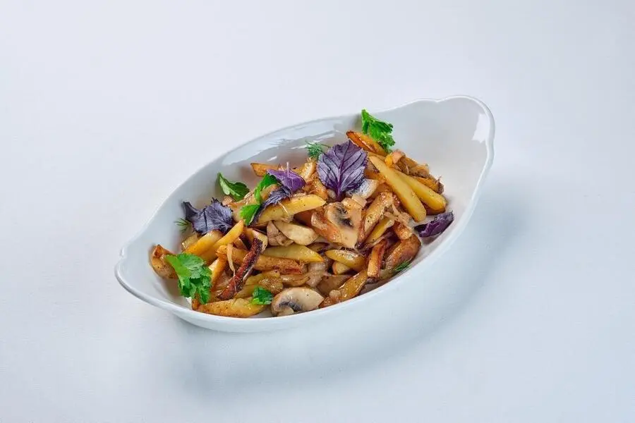 Жареный картофель по-домашнему