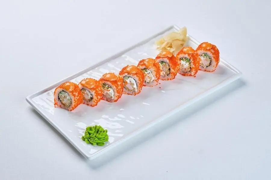 Ролл с креветкой темпура