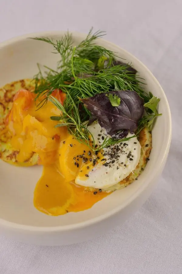 Драники с лососем