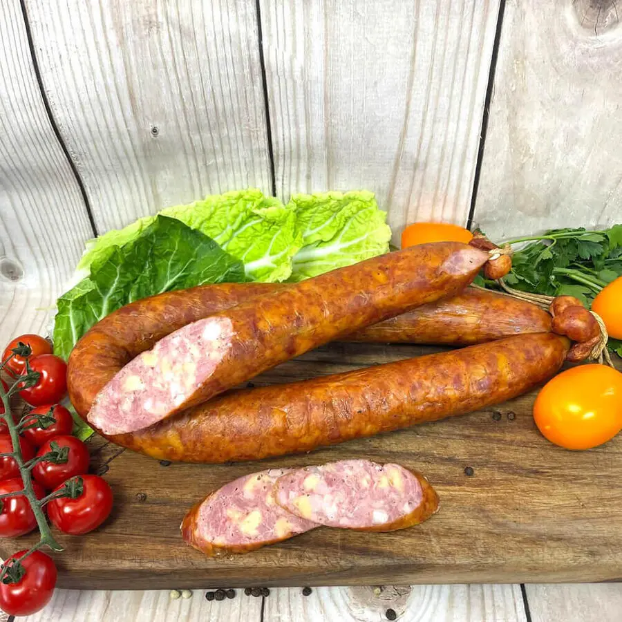 Колбаса полукопченая «Венская с сыром»