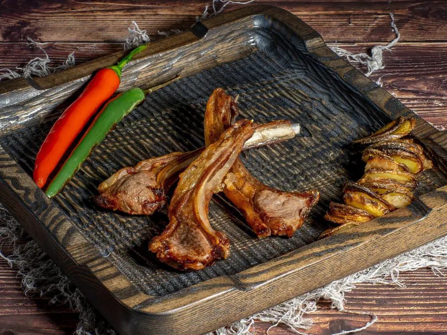 Шашлык из бараньей корейки