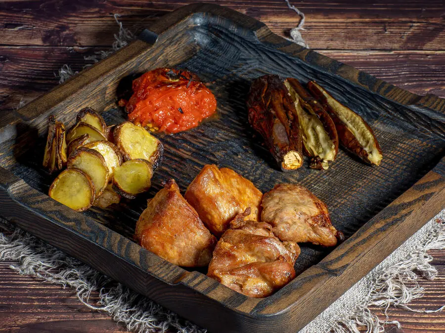 Шашлык из мякоти индейки