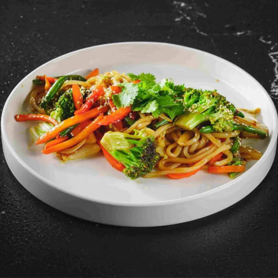 Удон с овощами