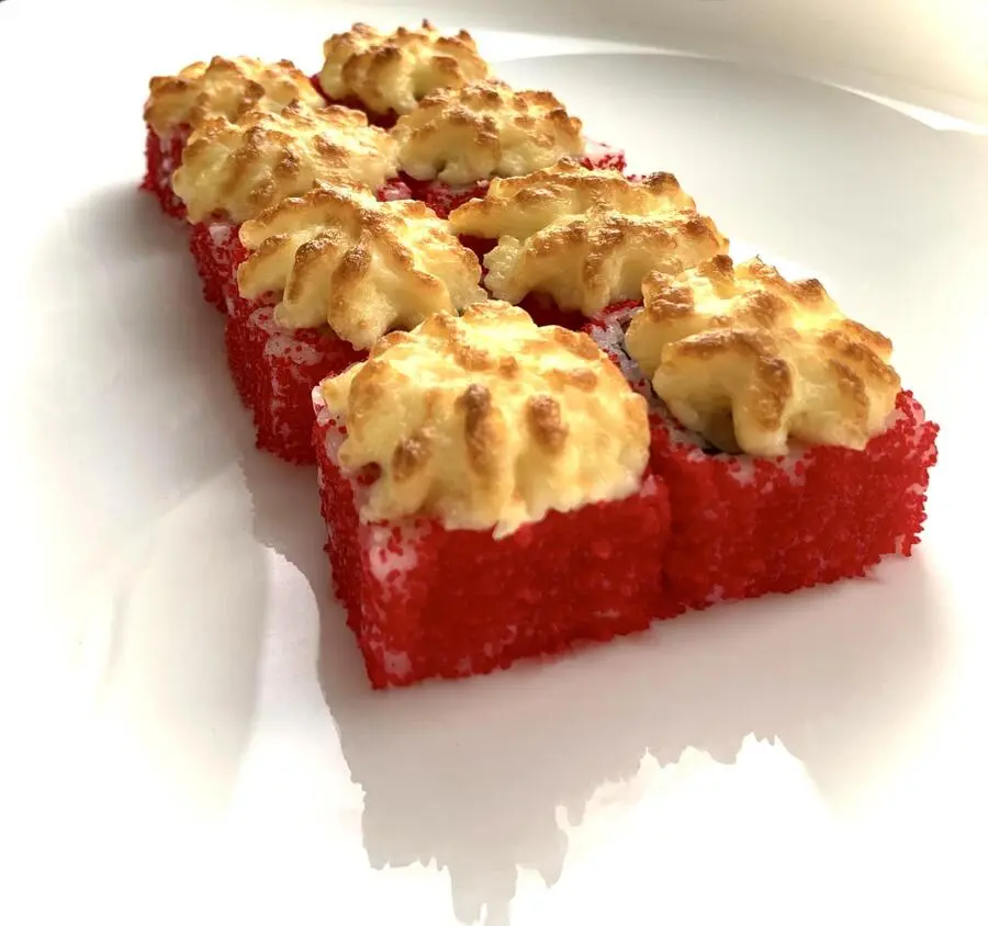 Запеченная Калифорния с мидиями